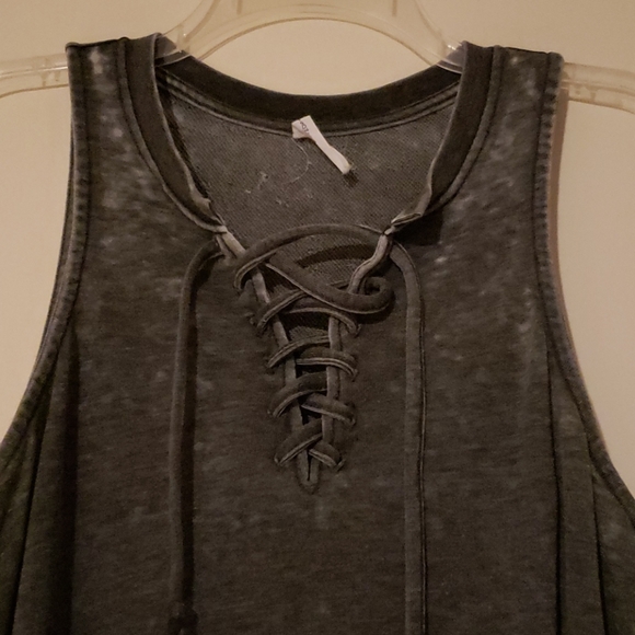 Lace front acid wash jersey dress 💥 - Picture 4 of 6